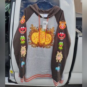 The Muppet Show Hoodie - Gray and Brown Size Xxl (Medium-large Now Available)